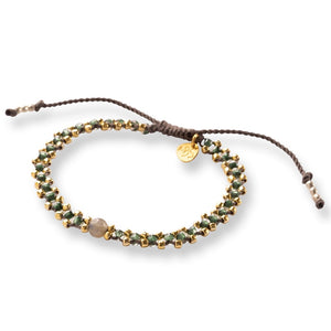 Eternal Labradorite Gold Bracelet