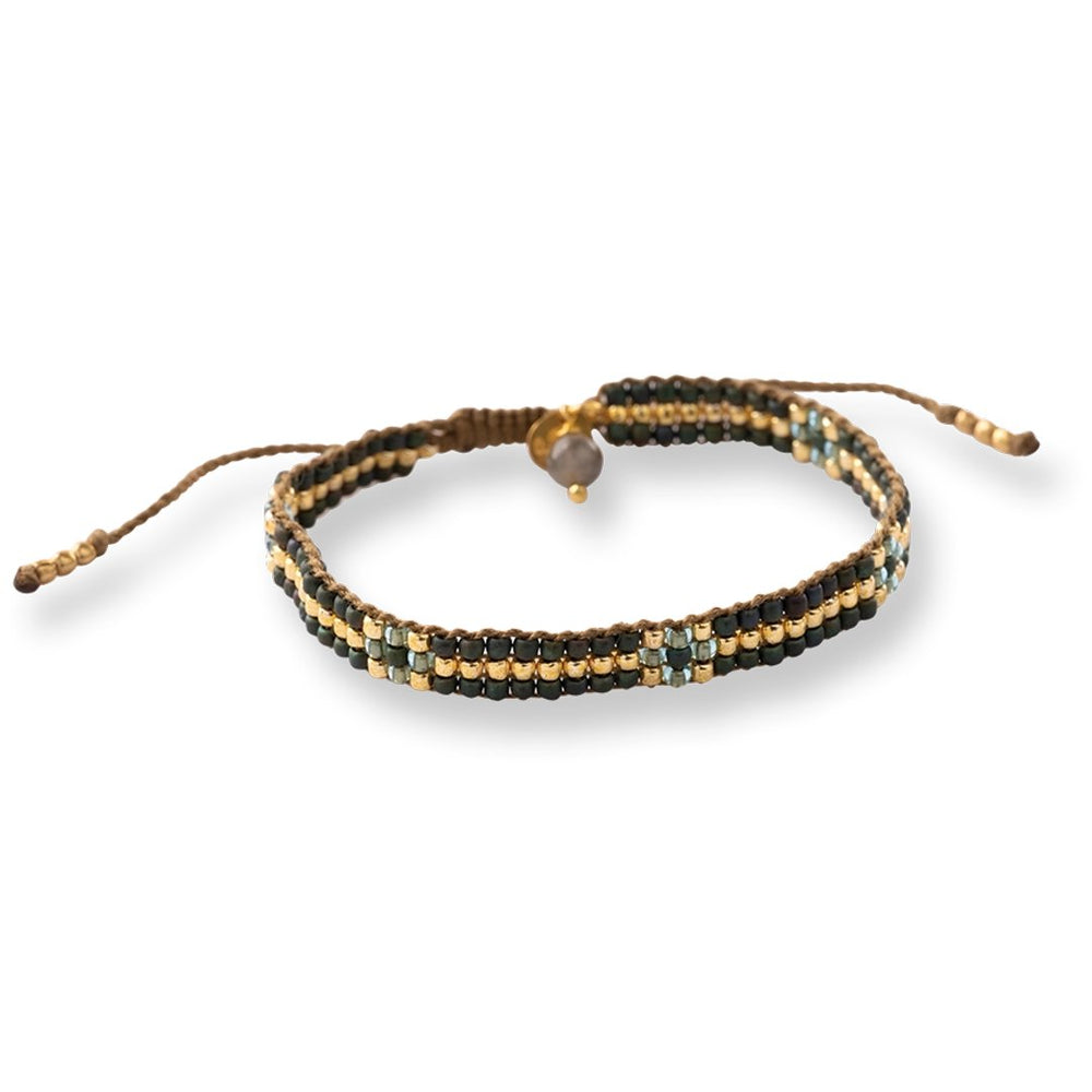 Competent Labradorite Gold Bracelet