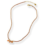 Empathy Carnelian Gold Necklace