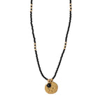 Timeless Black Onyx Gold Necklace