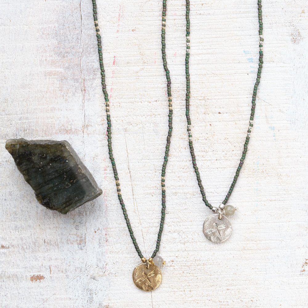 Timeless Labradorite Gold Necklace