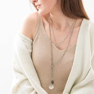 Timeless Labradorite Silver Necklace