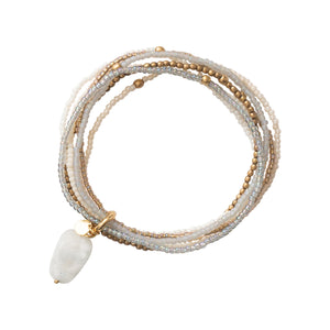 Nirmala Moonstone Gold Bracelet