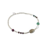 Amuse Labradorite Gemstone Silver Bracelet