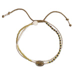 Soothing Labradorite Gemstone Silver Bracelet