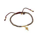 Hoping Garnet Gemstone Gold Bracelet