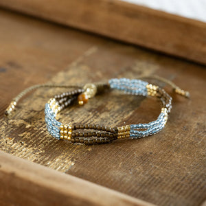 Harmonius Tiger Eye Gemstone Gold Bracelet