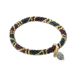 Talented Labradorite Gemstone Gold Bracelet