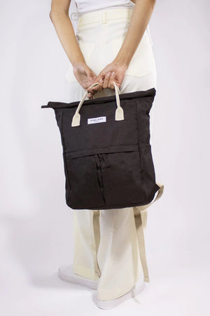 Black Backpack Bag - Eco - Medium