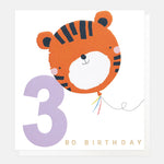 3rd Birthday Tiger Card
