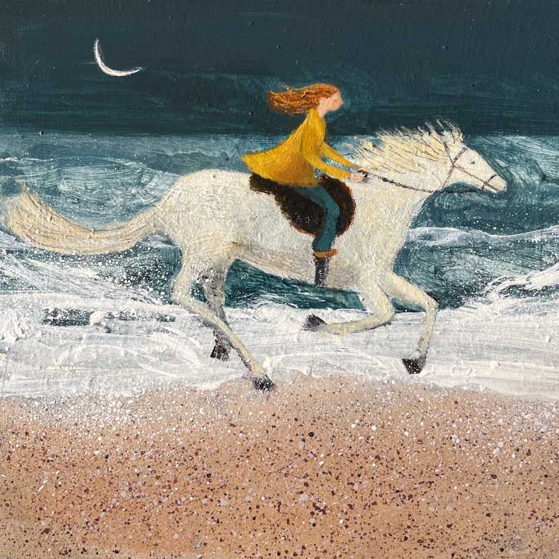 Wild and Free Greetings Card