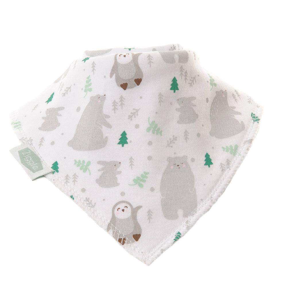 Baby Bib - Winter Animals