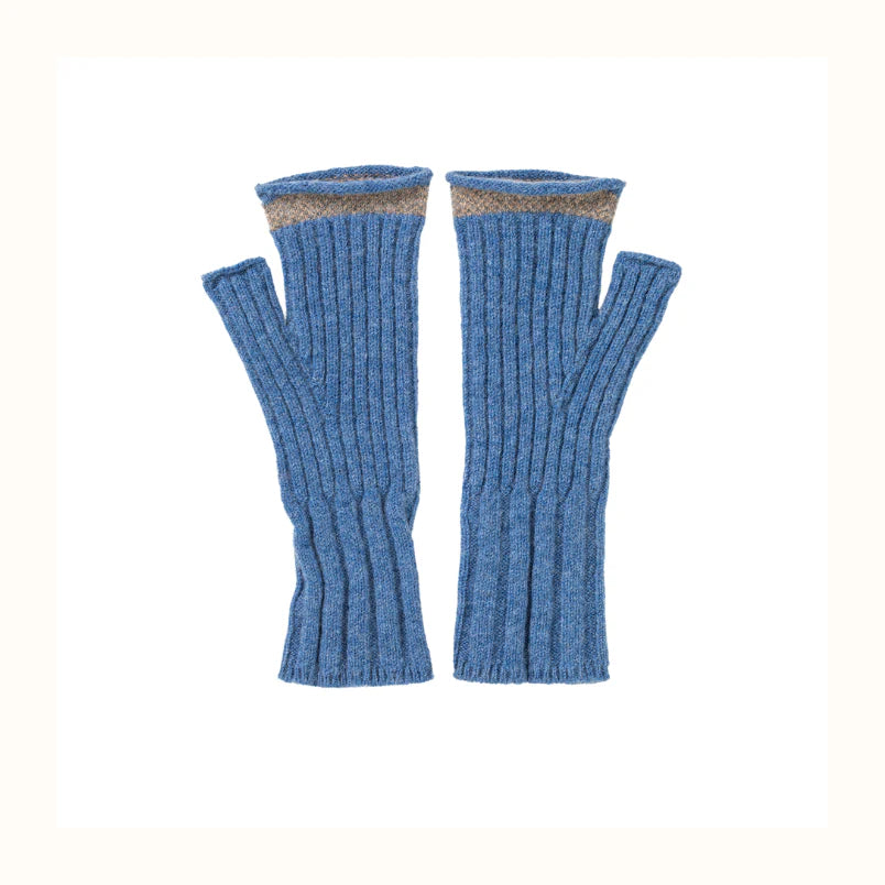 Bowden Rib Open Mitt - Denim