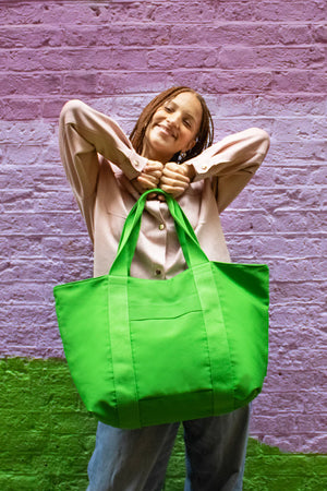 Green Carryall Tote Bag - Eco