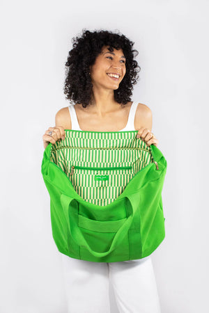 Green Carryall Tote Bag - Eco