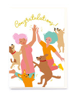 Congratulations! Gold Foil Message Card