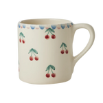 Ceramic Mug with Hand Painted Cherries