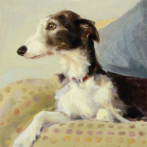 Lurcher Greetings Card