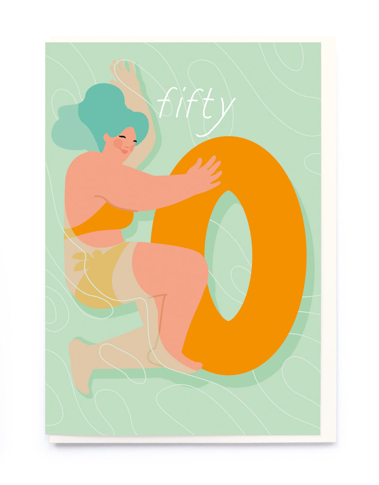 Women's Age 50 Birthday Card