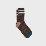 Men's Thick Cotton Socks - Brown