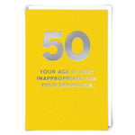 50 Behaviour Greetings Card