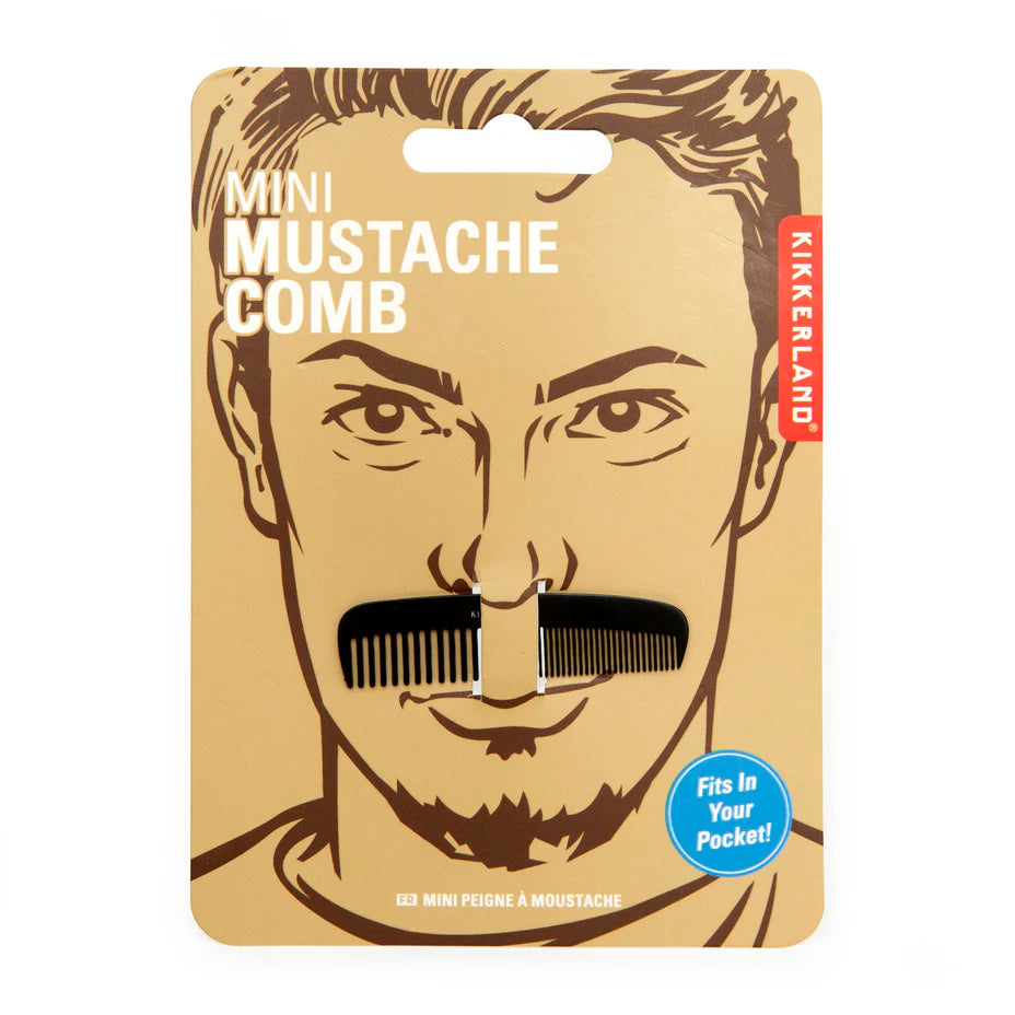 Mini Moustache Comb