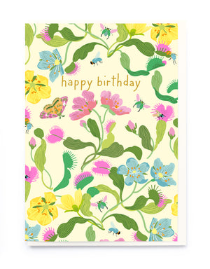 Venus Flytrap ‘Happy Birthday’ Card