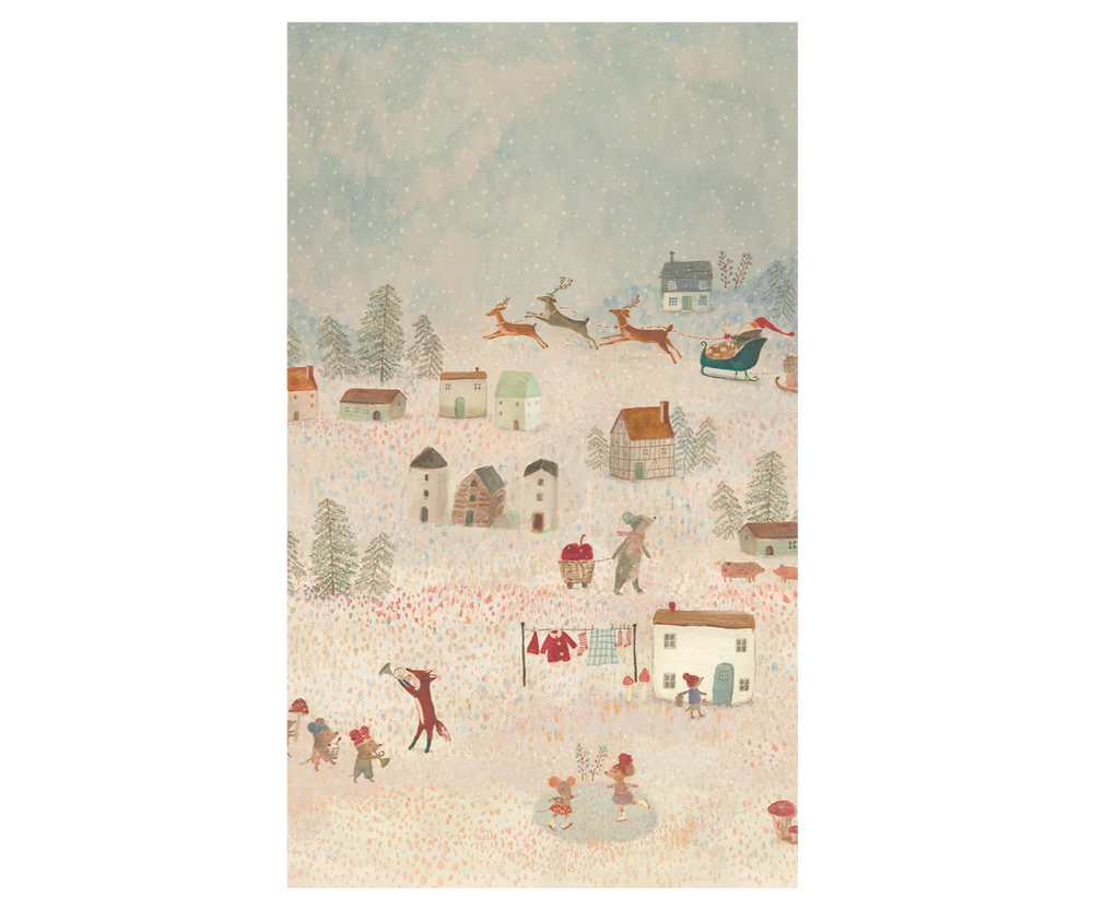 Christmas Gift wrap, 10 m - Santa is coming