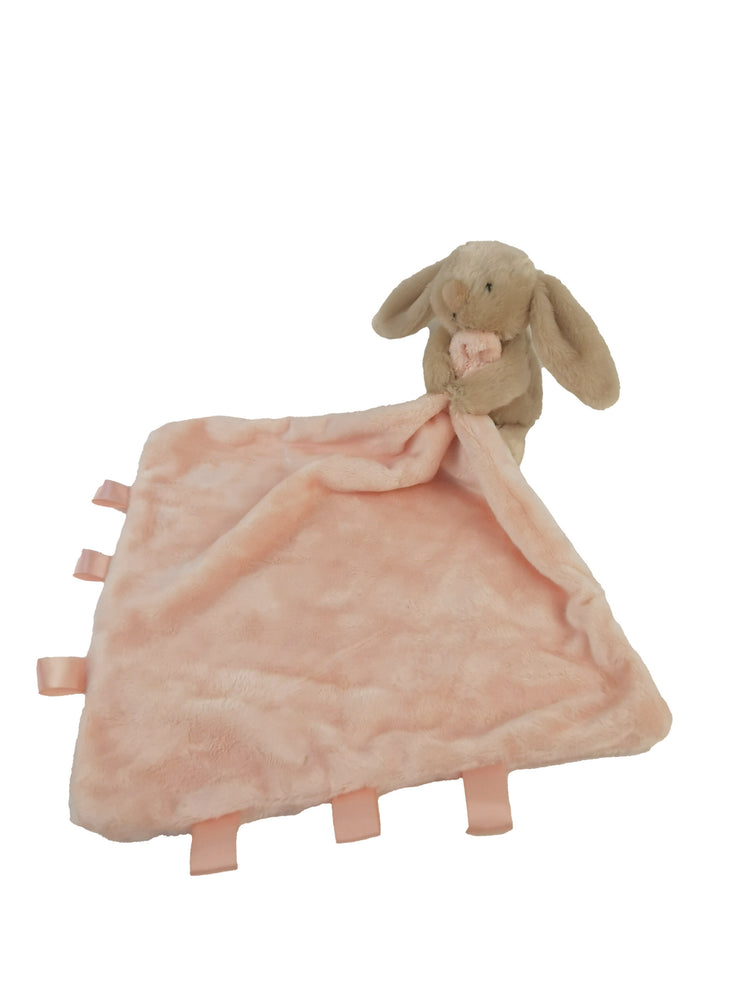 Beige Bunny Comforter Blanket - Newborn