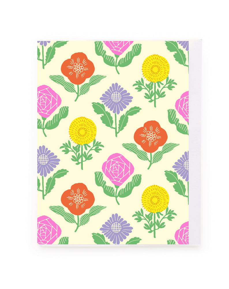 Geo Flowers Card