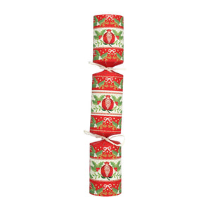 Folklore Red Christmas Crackers - 6 Pack