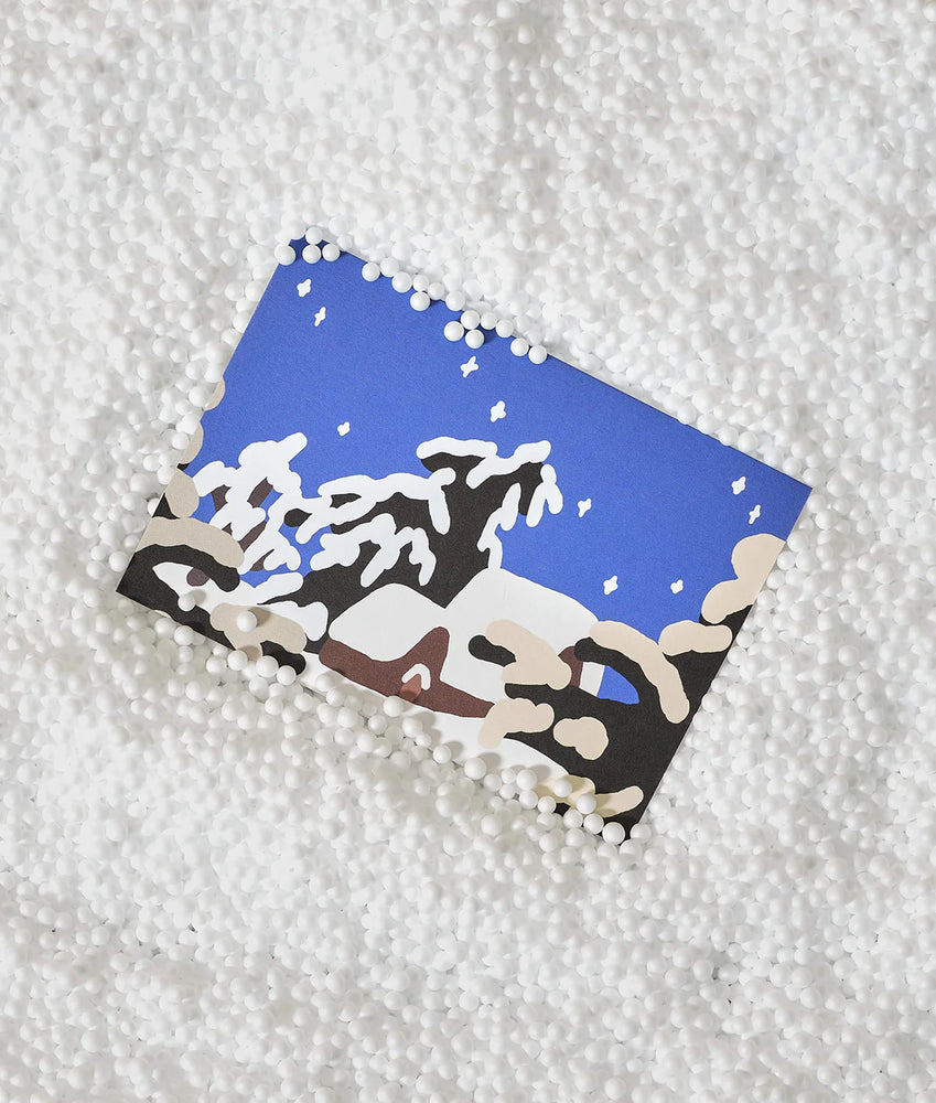 Snow Christmas Card
