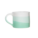 Marlowe Dip Glazed Green and White Mug