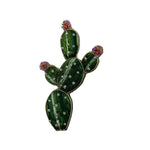 Cactus Beaded Brooch
