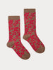 Roses Socks - Brown