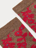 Roses Socks - Brown