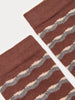 Wave Socks - Brown