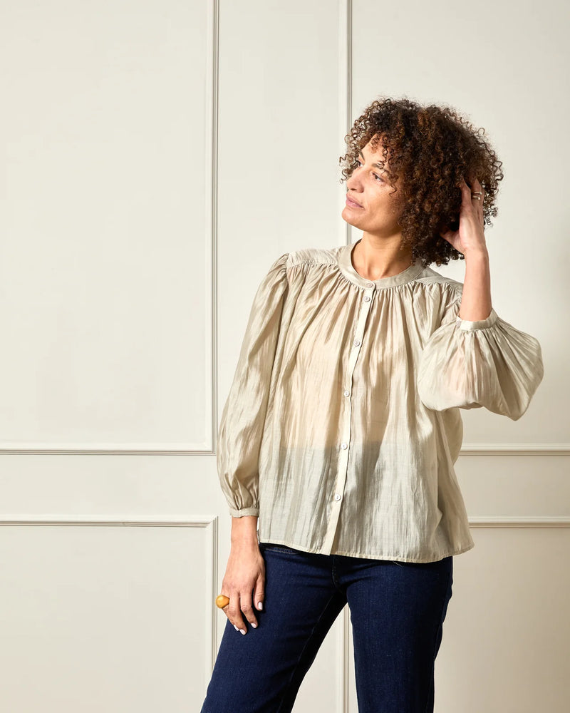 Dawn Blouse - Taupe