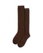 Cashmere Blend Lounge Sock - Chocolate