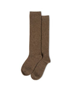Cashmere Blend Lounge Sock - Mud