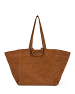 Soho Slouch Suede Bag - Tan