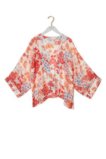 Confetti Kimono in Scarlet