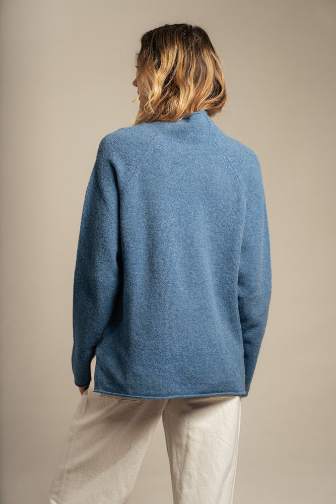 Corry Ladies Raglan Pullover - Jeans