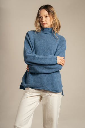 Corry Ladies Raglan Pullover - Jeans
