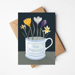 Crocuses in a New Beginnings Cup