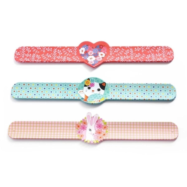 Slap Bracelet - Heart/ Rabbit/ Cat