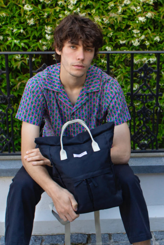 Black Backpack Bag - Eco - Medium