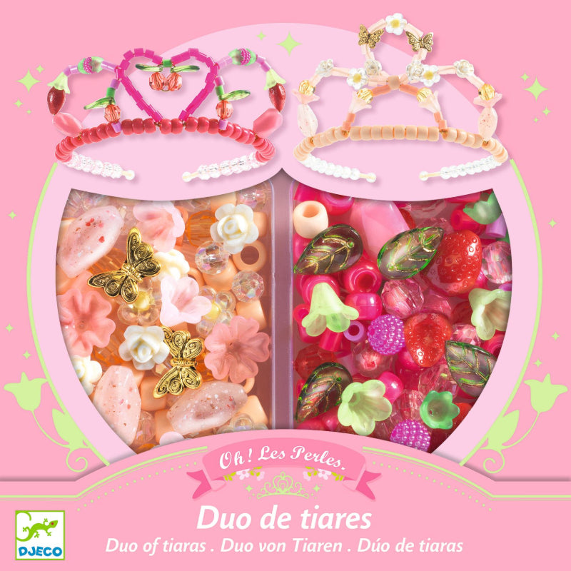 Duo of Tiaras Beads - Pink
