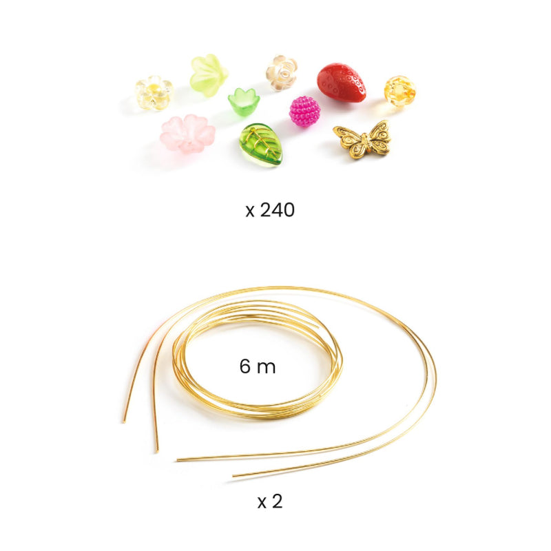 Duo of Tiaras Beads - Pink