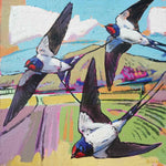 Swallows Greetings Card